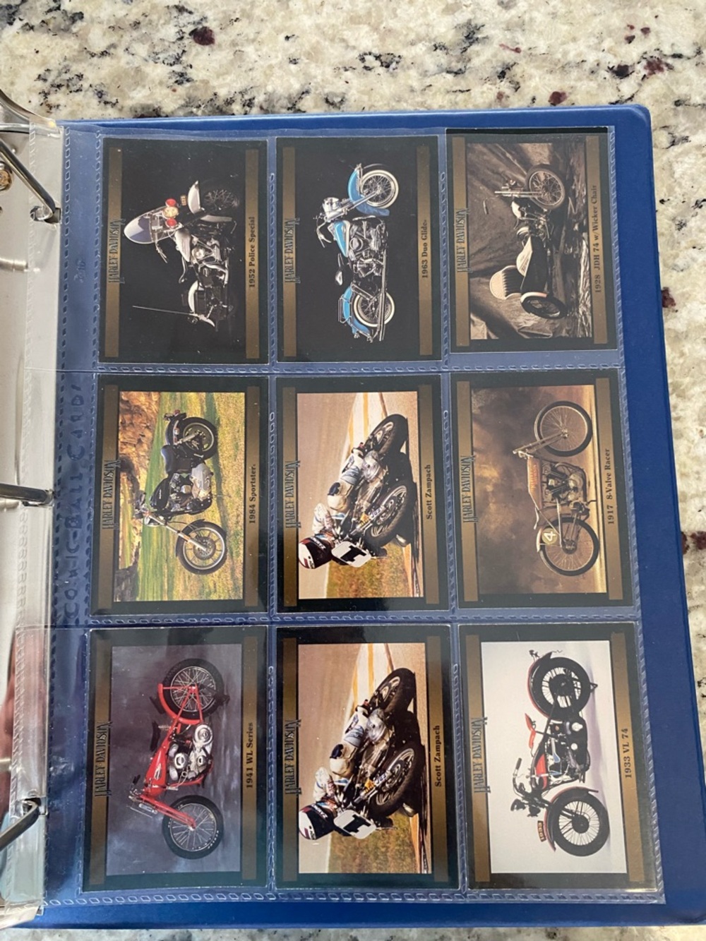 1992 Harley Davidson Collectors Cards with 18 cards total - Picture 2 of 4